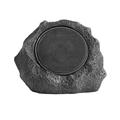 Deck Impressions Solar 3.5 7 in. 5-Watt Outdoor Wireless Charcoal Rock Speaker with Bluetooth Technology Link up to 2pcs