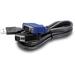 TRENDnet 2-in-1 USB VGA KVM Cable TK-CU10 VGA/SVGA HDB 15-Pin Male to Male USB 1.1 Type A 10 Feet (3.1m) Connect Computers with VGA and USB Ports USB Keyboard/Mouse Cable & Monitor Cable Black