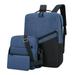 ESULOMP Fashion Three-piece Backpack Backpack Male Business Usb Charging Laptop Bag High-capacity Students Bag