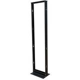 Tripp Lite 45U 2-Post Open Frame Rack Network Equipment Rack 12-24 Threaded and Numbered Mounting Positions 800 lbs Capacity 5-Year Warranty (SR2POST)