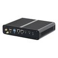 PARTAKER Powerful Mini PC Mini Desktop Computer Mini PC with Intel Quad Core CPU i7 1065G7 10th Gen. 16GB DDR4 RAM 240GB SSD 1TB HDD 2xHD 2xLAN 8xUSB Windows10 Pro Wi-Fi