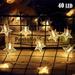 2024 Home Clearance!USB Star String Lights 19.7 Ft Star String Lights 40 LED Warm White Star Lights For Bedroom Party Wedding Xmas Holiday Light Decorations