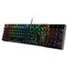 Redragon K556 RGB LED Backlit Wired Mechanical Gaming Keyboard 104 Keys Hot-Swap Mechanical Keyboard w/Aluminum Base Upgraded Socket and Noise Absorbing Foams Soft Tactile Brown Switch