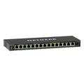 NETGEAR 16-Port PoE Gigabit Ethernet Plus Switch (GS316EP) - Managed with 15 x PoE+ @ 180W 1 x 1G SFP Port Desktop/Wall Mount
