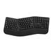 Monoprice Ergonomic Wireless Split 105-Key Keyboard 2.4GHz Wireless 13 Multimedia Hotkeys Functions Autoâ€‘Power Save Mode Builtâ€‘In Wrist Cushion Support