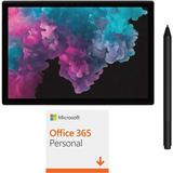 Microsoft KJT-00001 Surface Pro 6 12.3-inch Intel i5 256GB SSD Convertible Laptop Bundle with Surface Pen (Black) and Office 365 Personal 1-Year Subscription for 1 Person