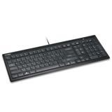 Kensington Slim Type Wired Keyboard (K72357USA) Black