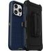 OtterBox Defender Series Screenless Edition Case for iPhone 14 Pro Only - Holster Clip Included - Microbial Defense Protection - Non-Retail Packaging - Blue Suede Shoes