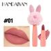 WQJNWEQ Lipstick 5-color Mini Rabbits Hair Velvet Matte Lipstick Lipstick Makeup Gifts