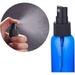 20 Pack 1.7oz/50ml Blue Plastic Spray Bottle Fine Mist Spray Bottle for Essential Oil Perfume and Lotion Liquid