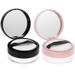 2pcs Loose Powder Boxes Travel Powder Containers Empty Loose Powder Containers with Puffs