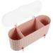 Cotton Swabs Storage Bins Makeup Storage Organizer Box Makeup Cotton Organizer Bathroom Pad Organizer Tampon Holder Bathroom Holder Desktop Plastic Miss