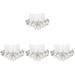 4 Pack Rhinestone Bobby Pins Hair Pin Crystal Hair Charms Hair Accessories for Prom Bridal Hair Combs for Wedding Bridal Hair Accessories Rhinestones Hair Accessories Miss Women s