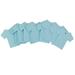 Shower Gift Kraft Paper Party Favor Tags Cloth Shaped Tags 100pcs for Girl Boy Infant Newborn Birthday Party Supplies Blue