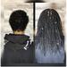 100% Human Hair Dreadlocks Extensions Handmade Medium 1/4 Width Pencil Sized Various Lengths With or Without Blonde or Red Tips - SOLD 100 LOCS IN A BUNDLE (Natural Undyed Black 20 )