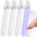 4 Pcs 9W U-shaped 365nm Nail UV Lamp Bulb Tube LED Glammermaide Nails Gel Polish Dryer Light Cure