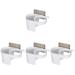 4pcs Hair Dryer Holder Self Adhesive Hair Dryer Holder Wall Mount Hair Styling Tool Organizer