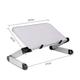 Aluminum Alloy Laptop Portable Foldable Adjustable Laptop Desk Computer Table Stand Tray Notebook PC Folding Desk Table