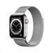 Refurbished Apple Watch Gen 6 Series 6 Cell 40mm Stainless Steel - Silver Milanese Loop M02V3LL/A