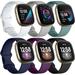 Ouwegaga Replacement Watch Bands Compatible With Fitbit Versa 3/Versa 4/Fitbit Sense 2/Fitbit Sense 6 Pack