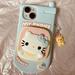 Sanrios Character Cinnamoroll Mymelody Plush Phone Case for Iphone 11 12 13 14 Pro Max Cute Soft Stuffed Animal Toys Phone Cover