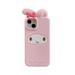 Kawaii Sanrio Genuine Kuromi My Melody Cinnamoroll Hangyodon IPhone Silicone Phone Case for IPhone 14 13 Pro Max Cartoon Cute