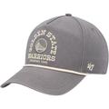 Men's '47 Charcoal Golden State Warriors Canyon Ranchero Hitch Adjustable Hat