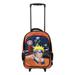 Naruto Anime Characters Youth 16” Orange Rolling Backpack