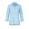 Women's Cotton Mayfair Shirt In Baby Blue & White XXXL At Last...