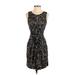 Banana Republic Issa London Collection Casual Dress Scoop Neck Sleeveless: Black Dresses - Women's Size 4
