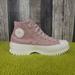 Converse Shoes | Converse Chuck Taylor All Star Lugged 2.0 Velour Platform Sneaker W 12.5 M 10.5 | Color: Pink | Size: 12.5