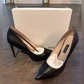 Nine West Shoes | Brand New! Nine West Women’s Tatiana Stiletto Pumps, Black Leather, Size 9m | Color: Black | Size: 9