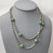 J. Crew Jewelry | 5 For $25! J. Crew Green Gold Tone Bead Long Necklace | Color: Gold/Green | Size: Os