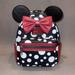 Disney Bags | Loungefly Disney Minnie Mouse Polka Dot Mini Backpack~ Tags New~ Bow Red | Color: Black/Red | Size: Os
