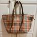 Burberry Bags | Burberry Medium Haymarket Check Salisbury Bag, Excellent Condition | Color: Cream/Tan | Size: Os