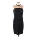 Akris Punto Casual Dress - Sheath: Black Color Block Dresses - Women's Size 8