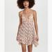 Free People Dresses | Free People Adella Printed Mini Slip Dress Petal Pink | Color: Pink/Red | Size: L