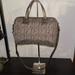 Coach Bags | Coach Taylor Python Satchel Shoulder Handbag Gunmetal Leather Trim Euc | Color: Gray | Size: Os