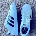 Adidas Shoes | New Adidas Grand Court 2.0 Tennis Sneakers Mens Sz 8 White Black Shoes | Color: Black/White | Size: 8