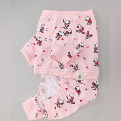 American Eagle Outfitters Dog | Ae Peanuts Valentine Plush Dog Pj Set | Color: Pink | Size: Small
