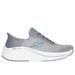 Skechers Women's Slip-ins: Max Cushioning Elite - Prevail Sneaker | Size 6.0 | Gray/Blue | Textile/Synthetic | Vegan | Machine Washable