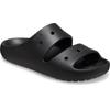 Badepantolette CROCS "Classic Sandal V2", Herren, Gr. 46, schwarz, Croslite, sportlich, Schuhe Pantolette Badelatschen, Sommerschuh, Poolslides, Schlappen, zum Schlupfen