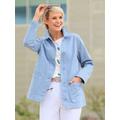 Jeansblazer CLASSIC BASICS "Jeans-Blazer" Gr. 48, blau (bleu) Damen Blazer