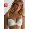 Push-up-BH LASCANA Gr. 85, Cup A, grün (mint) Damen BHs Bügel-BHs