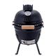 Suprills13'' Ceramic Kamado Barbecue Grill - Black Smoker Oven, BBQ Charcoal, Barbeque Grill Outdoor, Kamado BBQ Charcoal Grill, Egg BBQ for Cooking, Smoking & Baking, Portable Oven and Smoker