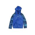 Under Armour Track Jacket: Blue Print Jackets & Outerwear - Kids Boy's Size 5