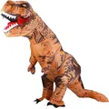 Costume de Dinosaure Gonflable T-Rex Gel Déguisement Amusant pour Adulte Robe de Barrage