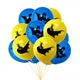 Ensemble de ballons de dessin animé Batman pour enfants fournitures de décoration de film fond de