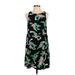 Old Navy Casual Dress - A-Line: Black Print Dresses - Women's Size Small