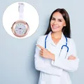 Montre rétractable à clipser pour infirmière montre d'infirmière à la mode alliage d'infraction